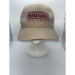 Briggs Equipment Tan Baseball Cap Adjustable‎ Snapback Hat